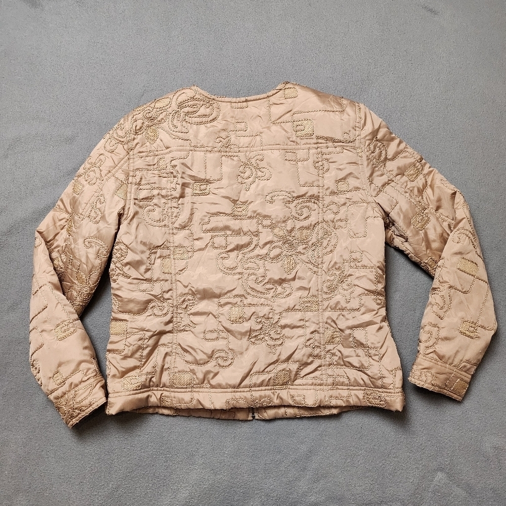 Vintage Ruby Rd. Embroidered Zip Puff Jacket - Picture 2 of 13